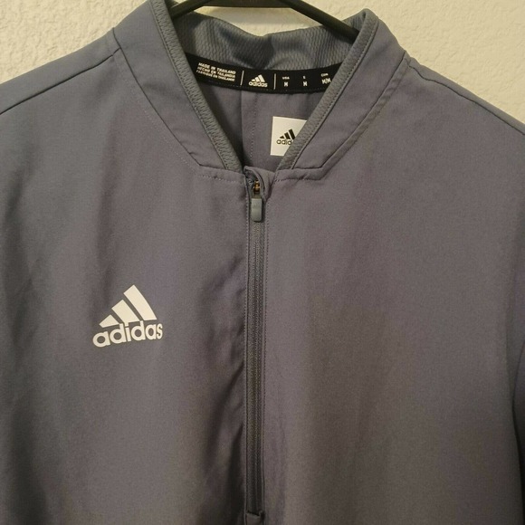 Adidas Ultimate Hoodie Pullover Grey Sweatshirt Mens Medium NWOT - Picture 4 of 9